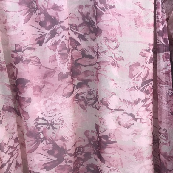 Stevie May Mauve/Cream Floral Dress - Size Women's Small - Picture 7 of 8